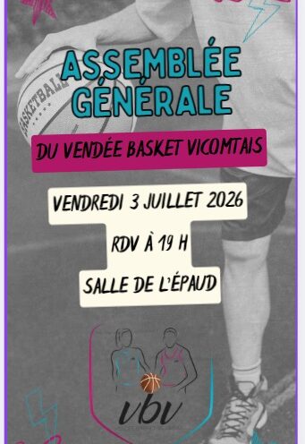 Réservez la date : Assemblée Générale du VBV Réservez la date : Assemblée Générale du VBV