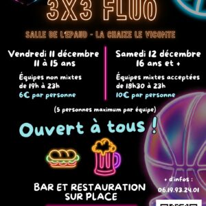 Basket fluo à La Chaize-le-Vicomte